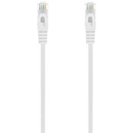 CABLE RED AISENS LATIGUILLO RJ45 LSZH CAT.6A UTP AWG24 25CM BLANCO