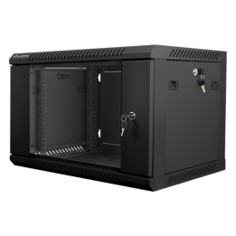 ARMARIO RACK LANBERG 6U 600X450X368 AUTO ENSAMBLADO 19" HASTA 60 KG NEGRO