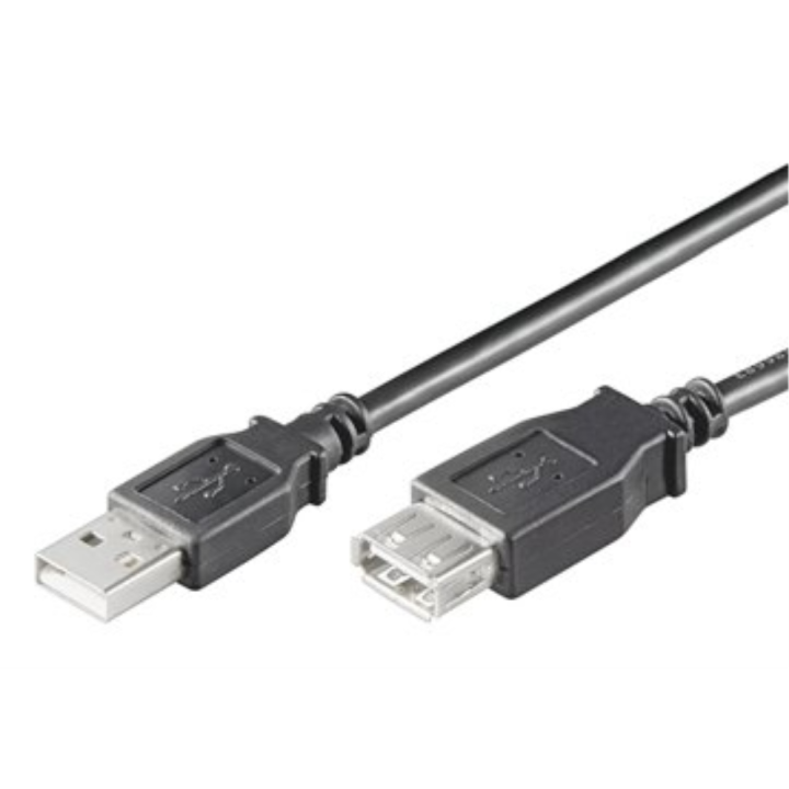CABLE ALARGADOR USB EWENT USB-A MACHO USB-A HEMBRA 1,8M