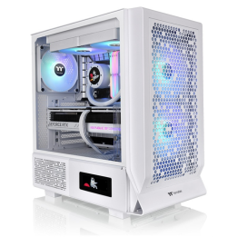 CAJA THERMALTAKE CERES 330 TG ARGB SNOW ATX 2XUSB 3.0 SIN FUENTE BLANCO