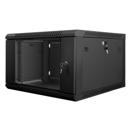 ARMARIO RACK LANBERG 6U 600X600X368 AUTO ENSAMBLADO 19" HASTA 60 KG NEGRO