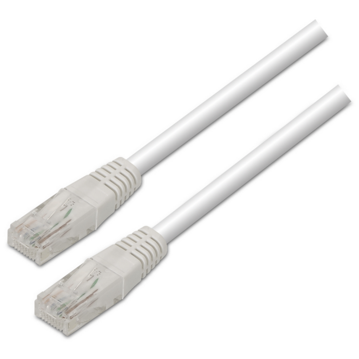 CABLE RED AISENS LATIGUILLO RJ45 CAT.5E UTP AWG24 BLANCO 3.0M