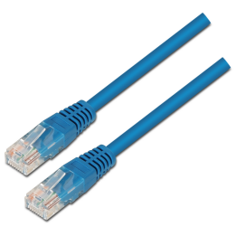 CABLE RED AISENS LATIGUILLO RJ45 CAT.5E UTP AWG24 AZUL 2.0M