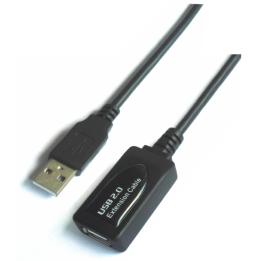 CABLE AISENS USB 2.0 PROLONGADOR AMPLIFICADOR A/M-A/H 15M NEGRO