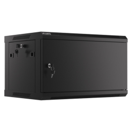 ARMARIO LANBERG MURAL RACK 19" 6U/600X450 FLAT PACK AUTOENSAM NEGRO PTA METALICA