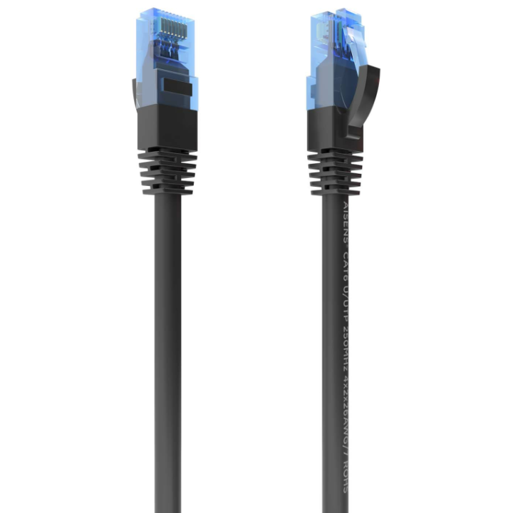 CABLE RED AISENS LATIGUILLO RJ45 CAT.6 UTP AWG26 CCA NEGRO 2.0M