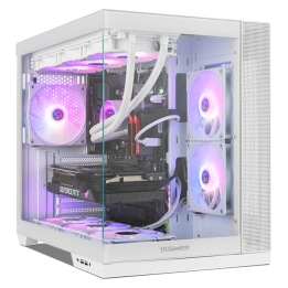 CAJA NOX HUMMER ASTRA NEO SEMITT ATX CRISTAL FRAMELESS BLANCO