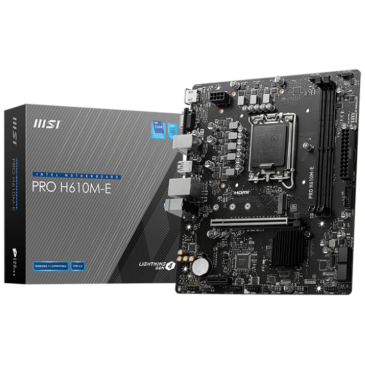 PLACA BASE MSI PRO H610M-E 1700 MATX 2XDDR5