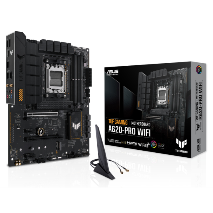 PLACA BASE ASUS TUF GAMING A620M-PRO WIFI AM5 MATX 4XDDR5