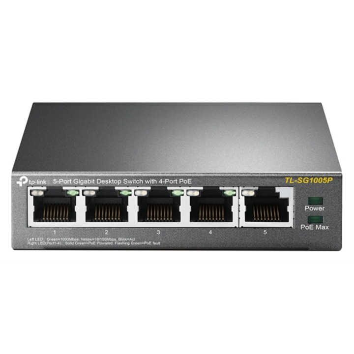 SWITCH TP-LINK 5 PORT GIGA 4 POE
