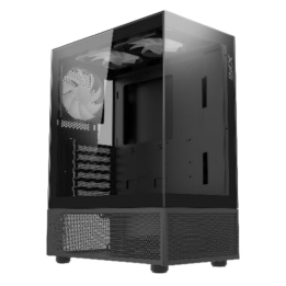 CAJA GAMING XPG INVADER X MINI ATX 1XUSB-C 2XUSB SIN FUENTE ARGB NEGRO