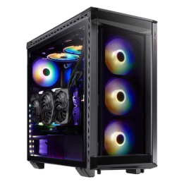 CAJA GAMING XPG BATTLECRUISER E-ATX 1XUSB-C 2XUSB SIN FUENTE NEGRO