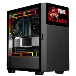 CAJA ATX NOX HUMMER BIOS PANTALLA LCD 8''