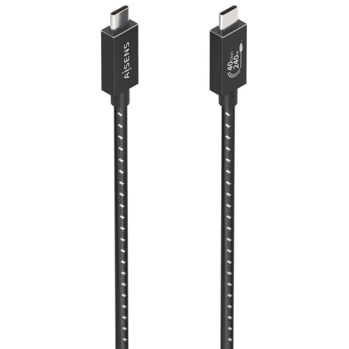 CABLE USB4 AISENS GEN3X2 40GBPS 8K60HZ 5A 48V 240W E-MARK C/M-C/M 1.5M