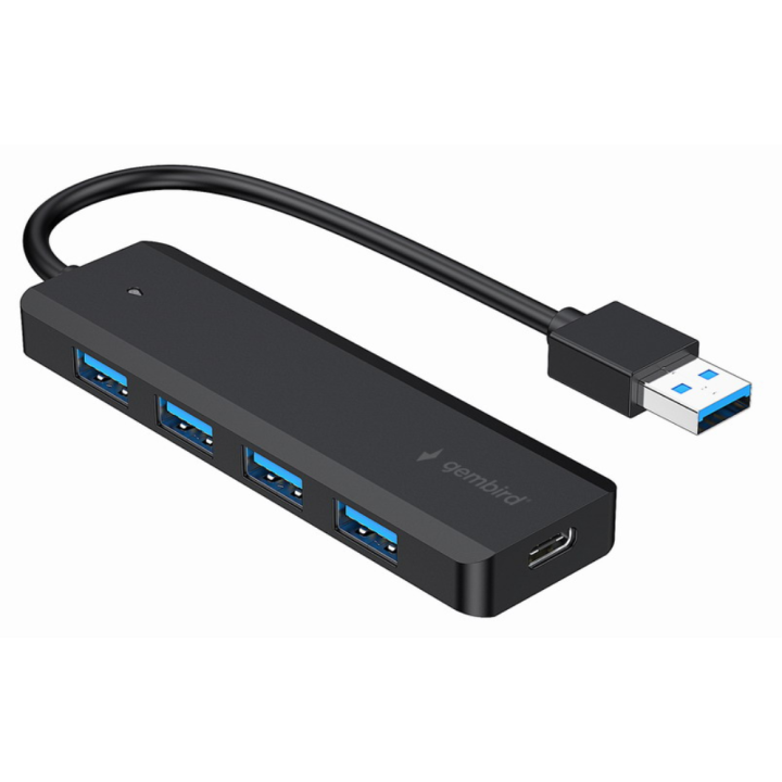 CONCENTRADOR GEMBIRD USB 3.1 (GEN.1) DE 4 PUERTOS