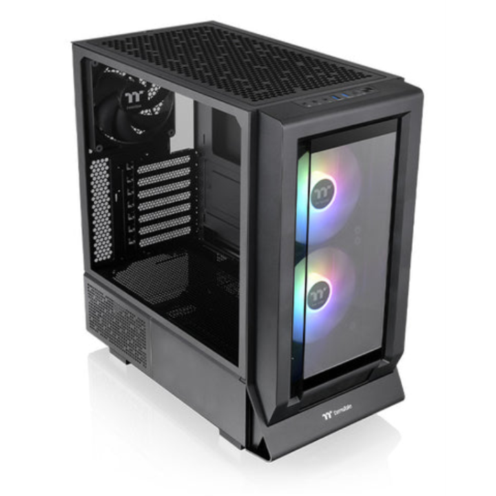 CAJA GAMING THERMALTAKE CERES 350 MX ATX 3XVENT 140 ARGB SN FUENTE NEGRO