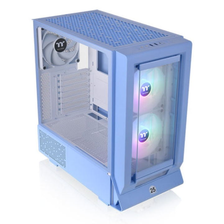 CAJA GAMING THERMALTAKE CERES 350 MX ATX 3XVENT 140 ARGB SN FUENTE HYDRANGEA