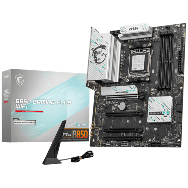 PLACA BASE MSI B850 GAMING PLUS WIFI PCI-E x16 Gen5, M.2 Gen5