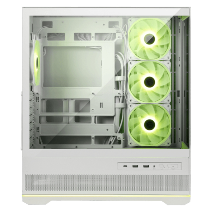 CAJA GAMING MSI MAG PANO 110R PZ M-ATX RGB WHITE