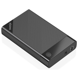 CARCASA HDD AISENS ASE-3529B 3.5" NEGRA