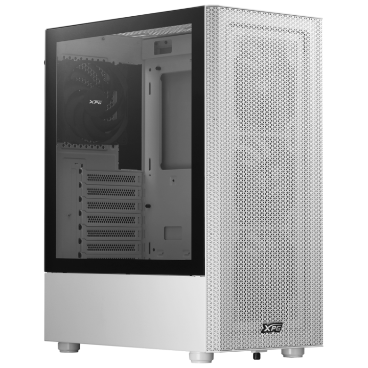 CAJA GAMING XPG MINI-ATX 4X120MM VENT WH SIN PSU