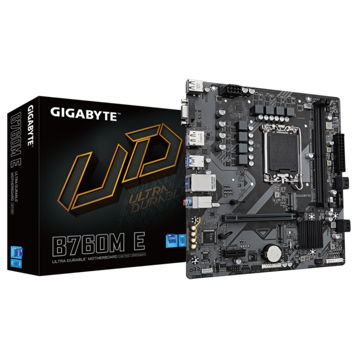 PLACA BASE GIGABYTE B760M E DDR5 7200 MHz
