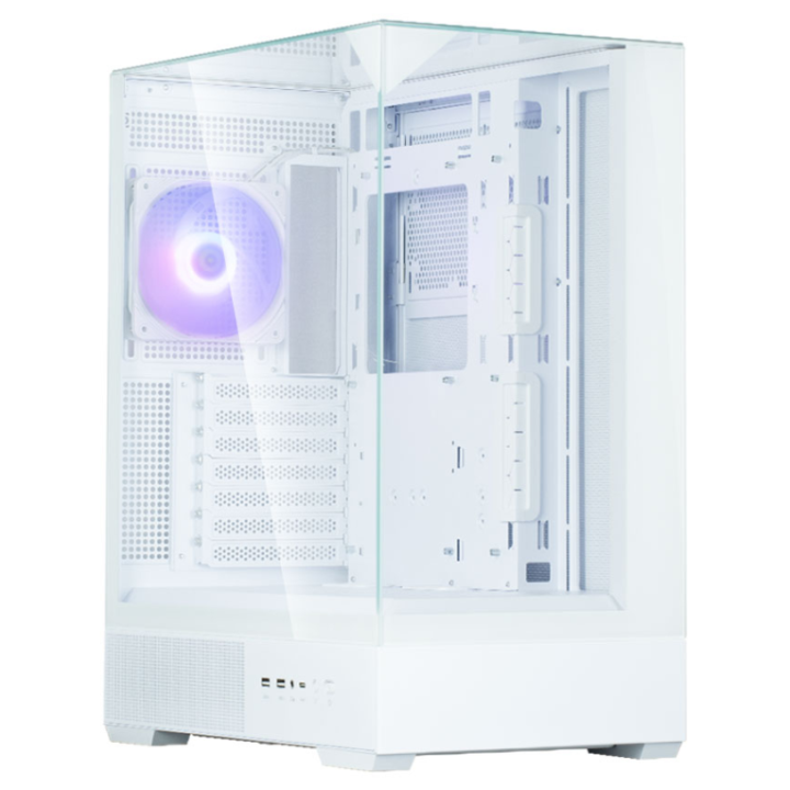 CAJA ZALMAN P40 PRISM ATX 3 XVENT 120MM ARGB 2XUSB 3.0 BLANCO S/N FUENTE
