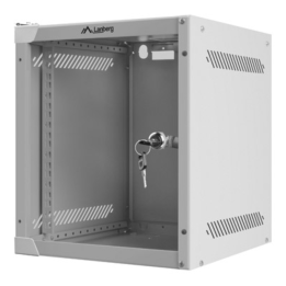 ARMARIO LANBERG MURAL 6U 280X310 RACK 10" FLAT PACK GRIS PUERTA CRISTAL
