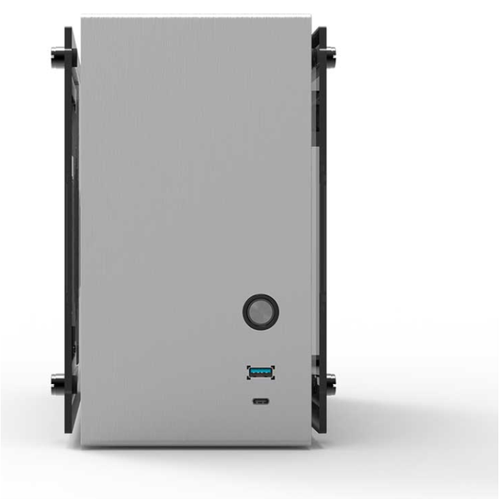 CAJA ZALMAN M4 MINI-ITX M2 1 X VENT 800MM ARGB 2XUSB 3.0 SILVER S/N FUENTE