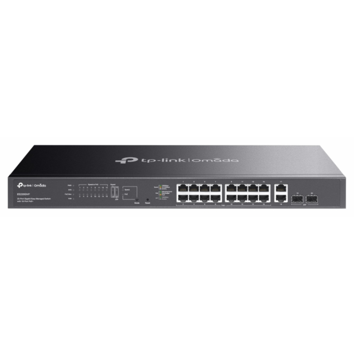 SWITCH TP-LINK OMADA ES220GMP 16-PORT GIGA POR+ 2-PORT RJ45 2 SFP