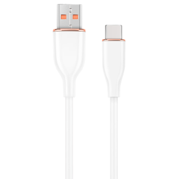 CABLE DE CARGA Y DATOS GEMBIRD USB TIPO C DE SILICONA PREMIUM 1,5 MBLANCO