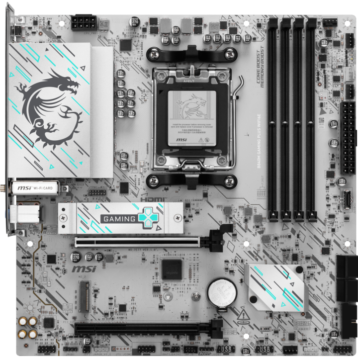 PLACA BASE MSI B840M GAMING PLUS WIFI6E M-ATX AM5 DDR5
