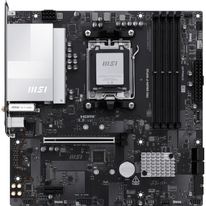 PLACA BASE MSI B840M-P WIFI6E AM5 DDR5