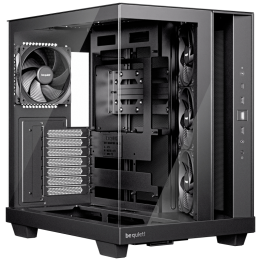 CAJA BEQUIET LIGHT BASE 600 DX ATX SIN FUENTE ARGB NEGRO