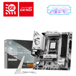 PLACA BASE MSI B850M GAMING PLUS WIFI6E PCI-E x16 Gen5, M.2 Gen5