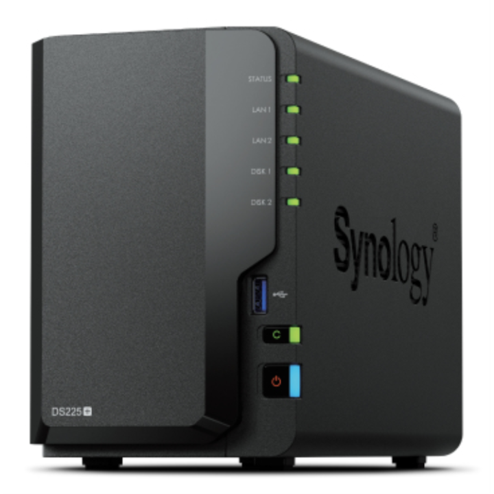 NAS SYNOLOGY DS225+ 2 BAHIAS INTEL CELERON J4125 Q