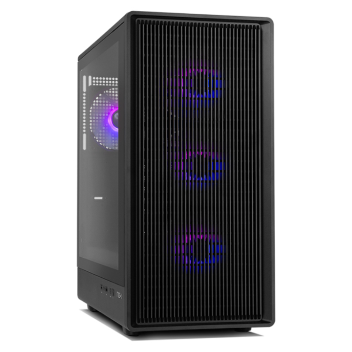 CAJA NOX SEMITORRE MESH INFINITY IOTA ARGB NEGRO USB 3.0