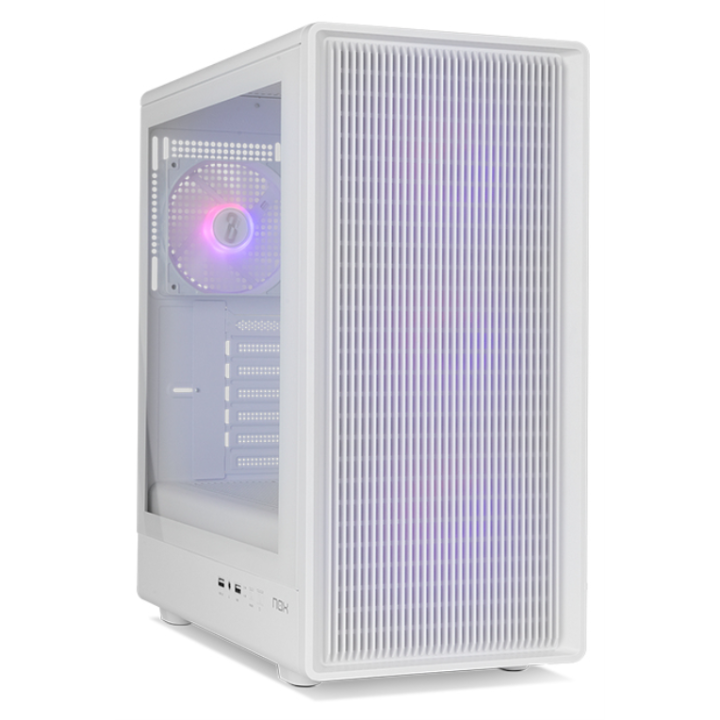CAJA NOX SEMITORRE MESH INFINITY IOTA ARGB BLANCA USB 3.0