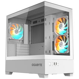 CAJA GIGABYTE M-ATX C201PI 3XVENT 120MM BLANCA