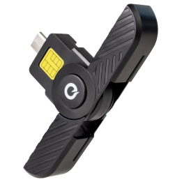 LECTOR TARJETAS TOOQ DNIE USB-C 2.0 NEGRO