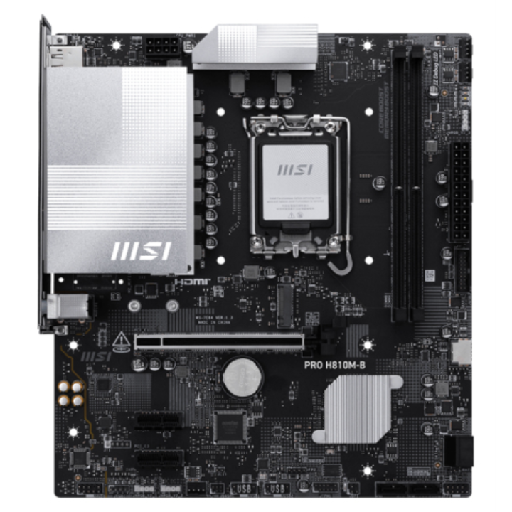 PLACA BASE MSI PRO H810M-B 1851 MATX 2XDDR5
