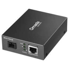 CONVERSOR DE FIBRA BIDIRECCIONAL OMADA MONOMODO MC211CS-20