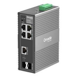 SWITCH INDUSTRIAL GIGABIT OMADA DE 6 PUERTOS EASY MANAGED IES206G