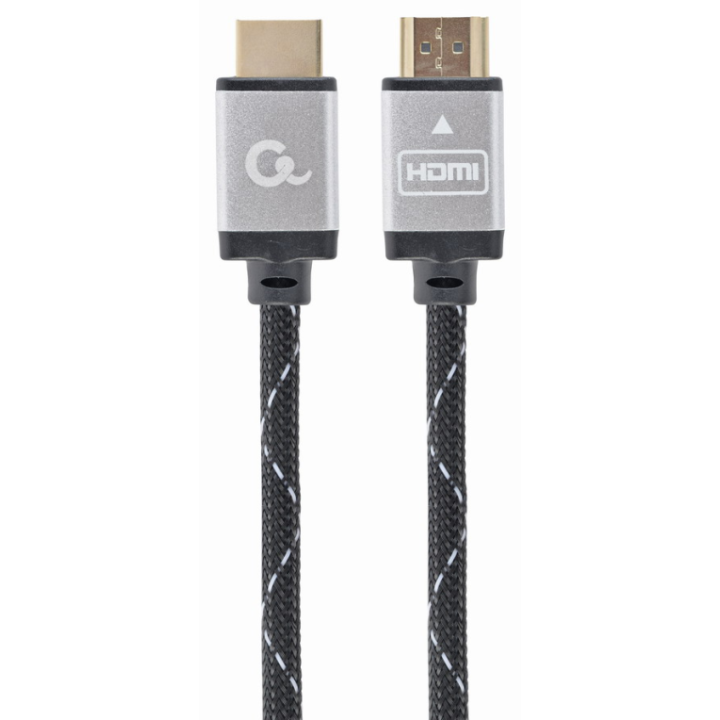 CABLE TRENZADO HDMI 2.0 4K 60HZ GEMBIRD SELECT PLUS SERIES CON ETHERNET 3M NEGRO