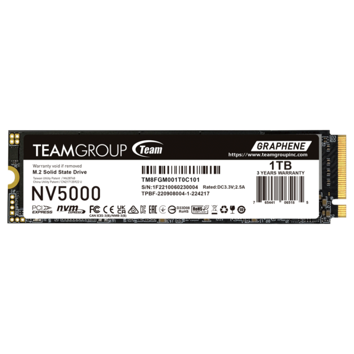 SSD TEAMGROUP NV5000 1TB NVMe PCI-E GEN4X4