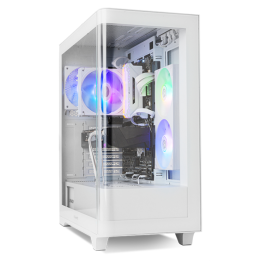 CAJA NOX HUMMER ETHER ATX SEMITORRE CRISTAL CURVO BLANCO