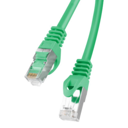 CABLE RED LANBERG LATIGUILLO CAT.6 FTP 20M VERDE FLUKE PASSED
