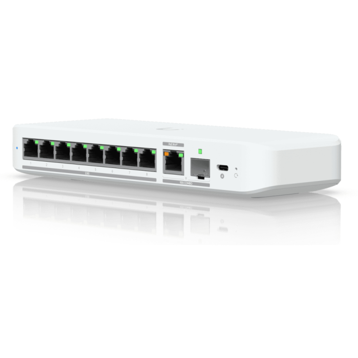SWITCH UBIQUITI USW-Flex-2.5G-8 UNIFI FLEX 2.5GB 8 PUERTOS