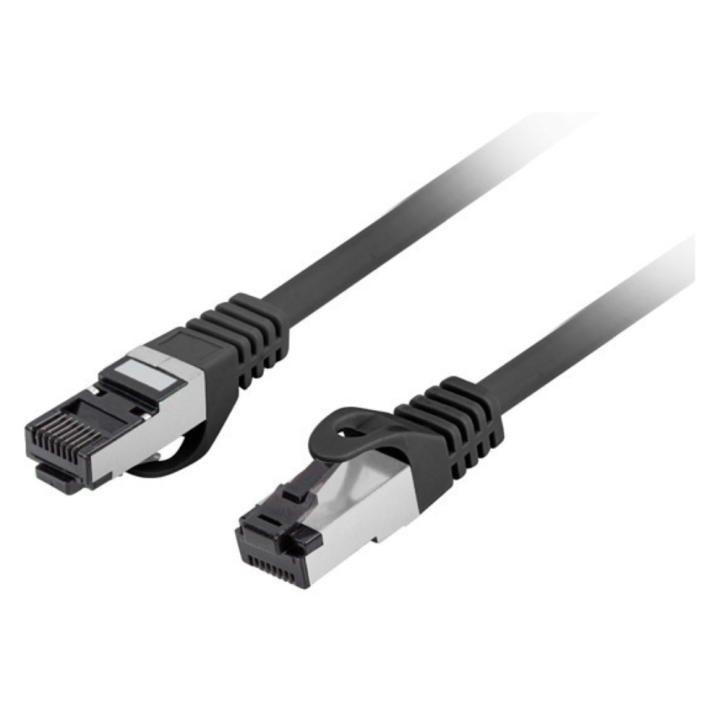 CABLE RED LANBERG LATIGUILLO CAT.8.1 S/FTP LSZH CU 3M NEGRO FLUKE PASSED