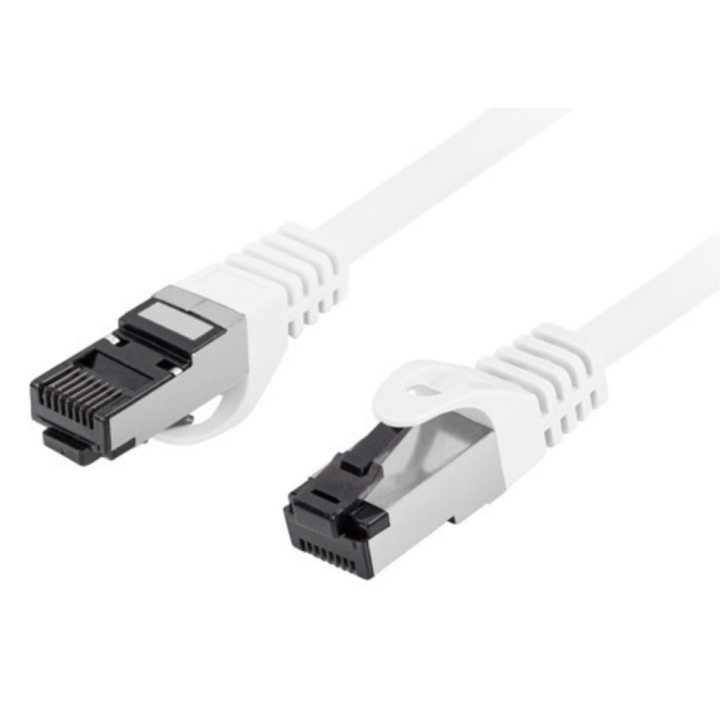 CABLE RED LANBERG LATIGUILLO CAT.8.1 S/FTP LSZH CU 5M BLANCO FLUKE PASSED